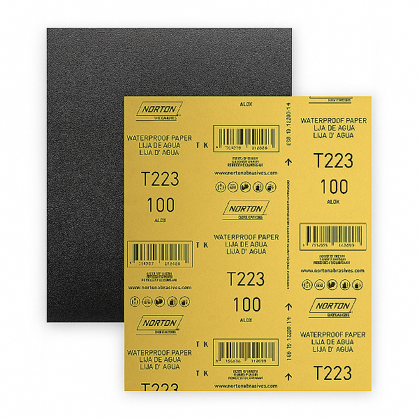 Lixa Àgua T223 0400 (pacote c/ 50 folhas) - NORTON