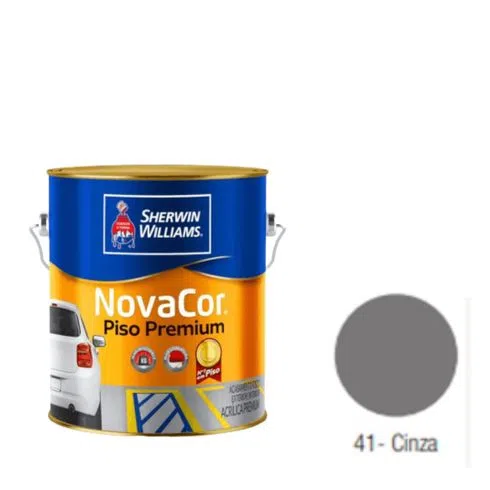Tinta para piso Novacor Cinza(Galão 3,6L) - Sherwin Williams