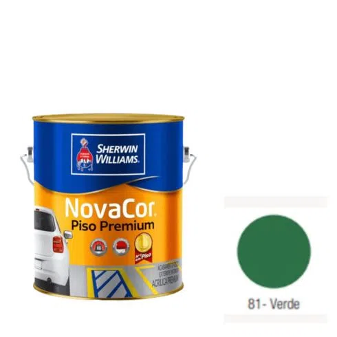 Tinta para piso Novacor Verde (Galão 3,6L) - Sherwin Williams