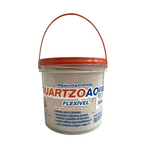 Rejunte Quartzoaqua Superfina Argila (Balde 3kg) - QUARTZOBRAS