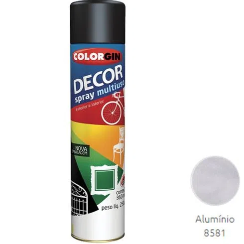 Tinta Spray Colorgin Decor Aluminio - SHERWIN WILLIAMS