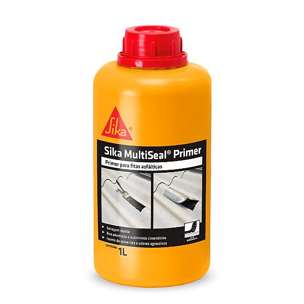 Sika Multiseal Primer Pintura Asfáltica Frasco 1L - SIKA