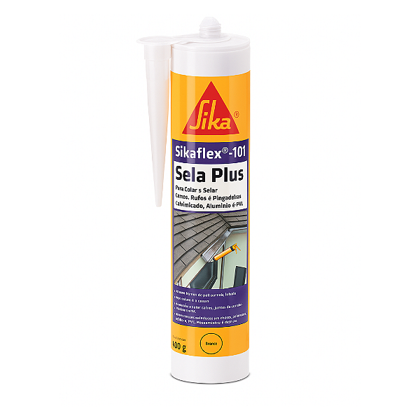 Sikaflex 101 Sela Plus Branco Cartucho 250ml - SIKA
