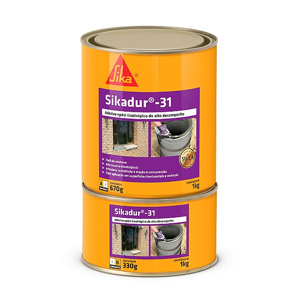 Sikadur 31 Epóxi Lata 1kg - SIKA