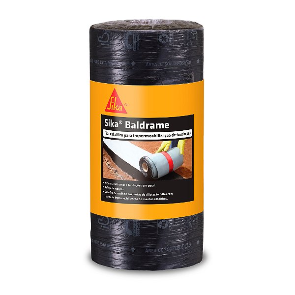 Baldrame Manta Alicerce Rolo 30cm x 10m - SIKA