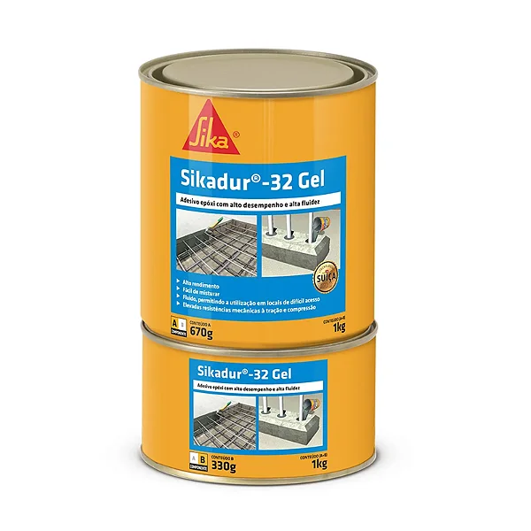 Sikadur 32 Epóxi Gel Lata 1kg - SIKA