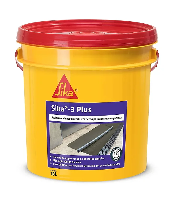 Sika 3 Plus Balde 18L - SIKA