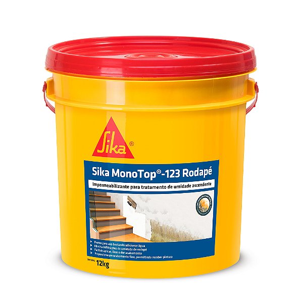 Sika Monotop 123 Rodapé Polímero B Balde 12kg - SIKA