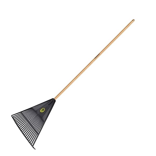 Vassoura de Jardim Plástica 22 Dentes com Cabo 120cm - TRAMONTINA