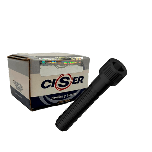 Parafuso Cilíndrico Sextavado Interno de Aço 12.9 8 X 50 Rosca Inteira ET (caixa com 100) - CISER