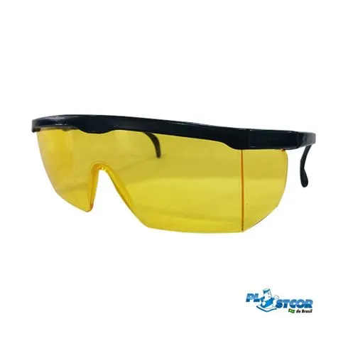 Óculos de Proteção Kamaleon Amarelo - Plastcor