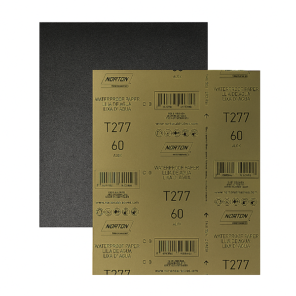 Lixa Àgua T277 0180 (pacote c/ 50 folhas) - NORTON