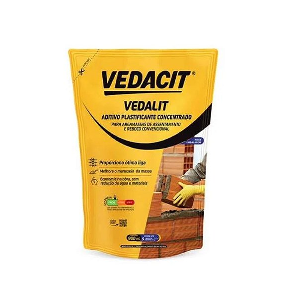 Vedalit Aditivo Plastificante 900ml - Vedacit