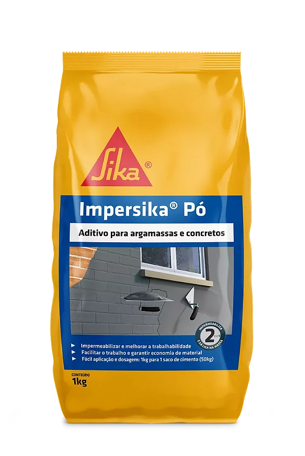 Impersika Pó Saco 1kg (Caixa C/ 12kg) - Sika