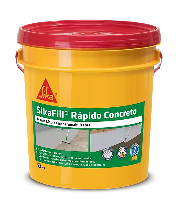 Sikafill Rapido Cinza Galao 3,6 Kg - Sika