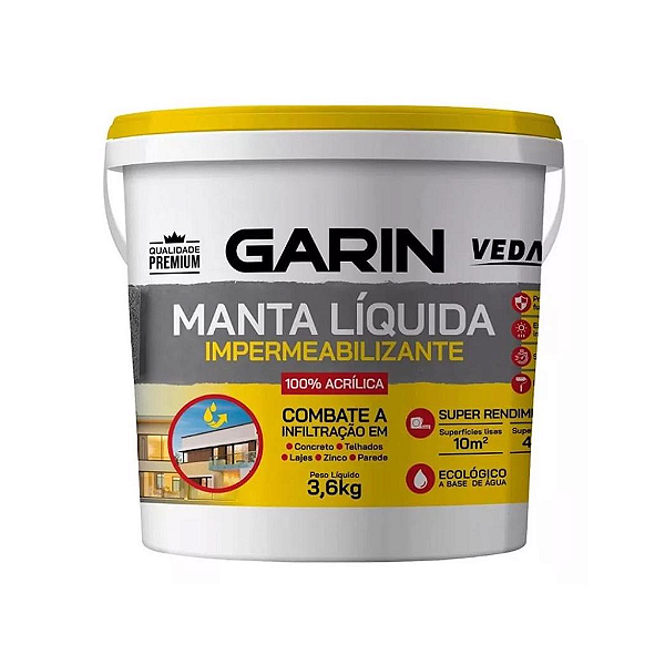 Manta Líquida Cinza 3,6kg - GARIN
