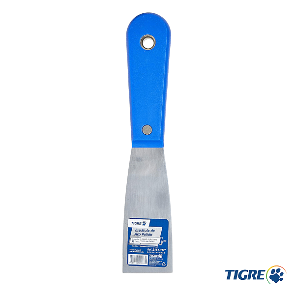 Espátula de Aço Polido 2151 1.1/2" - TIGRE