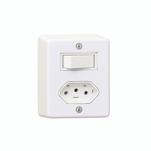 SISTEMA BRANCO 1 PAR+TOM.2P+T.PL+CX - ILUMI