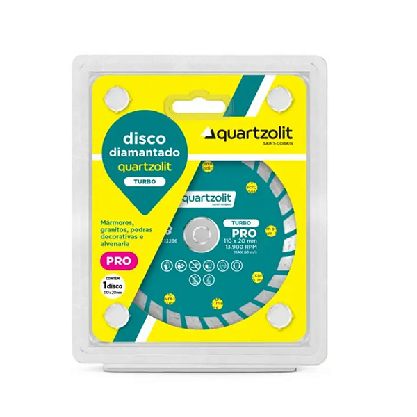 Disco Diamantado Turbo - WEBER QUARTZOLIT