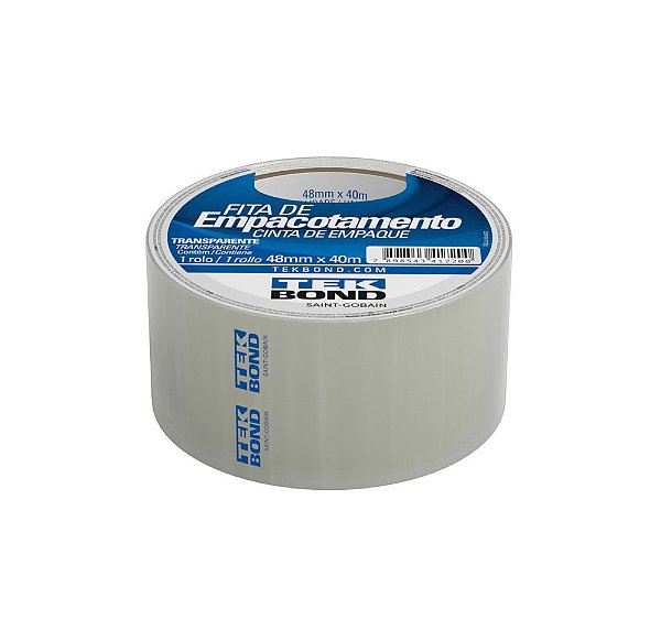 Fita de Empacotamento 48mm x 40 (Transparente) - TekBond