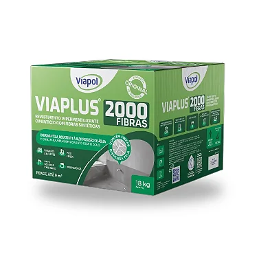 Viaplus 2000 Fibras Caixa 18kg - VIAPOL