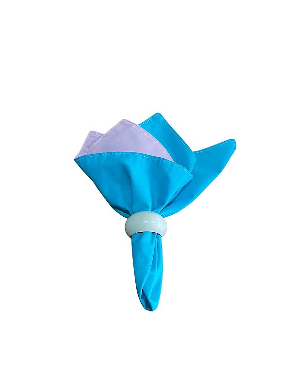 Guardanapo Rosa com Azul Dupla Face