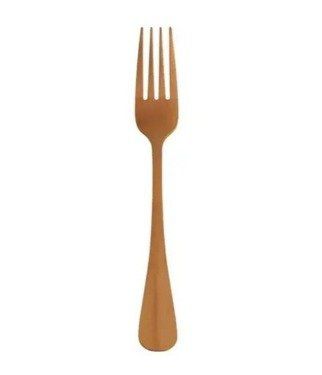 Conjunto 06 garfos aço inox rose gold