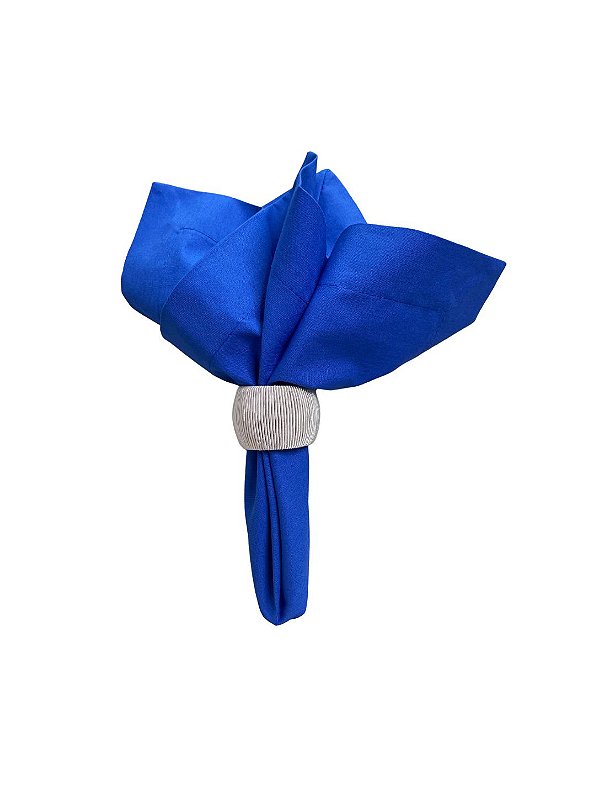 Guardanapo em algodão azul royal