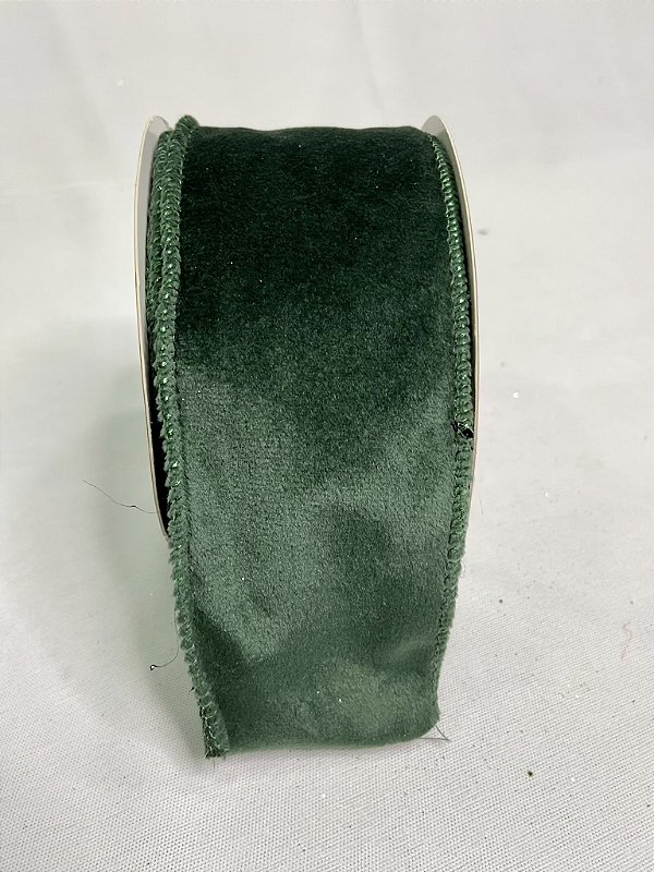Fita natal veludo verde