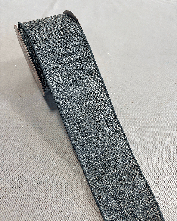 Fita aramada cinza 6,3cm x 9,14m
