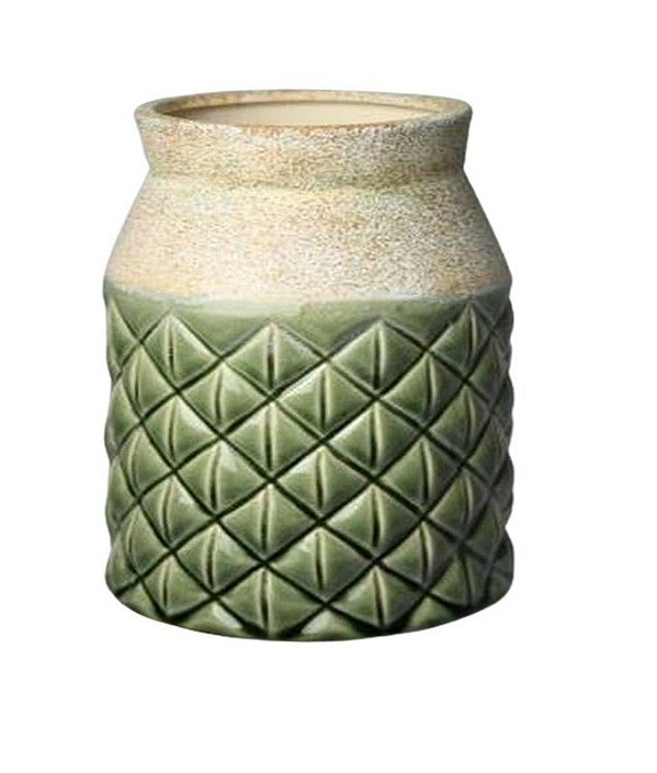 Vaso verde 21x14x14cm