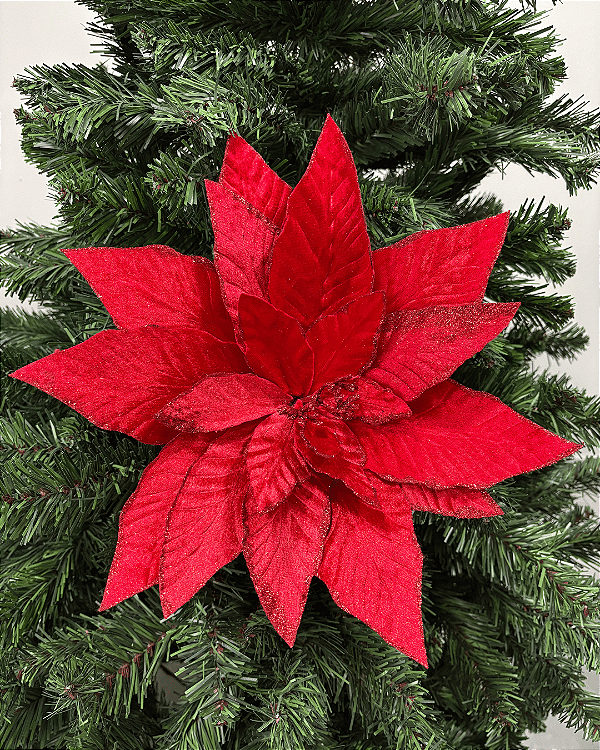 H.BICO PAPAGAIO NATAL AVELUDADO (VERMELHO) 31cm
