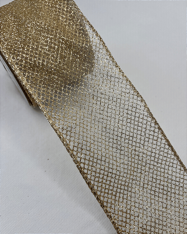 FITA ARAMADA CHAMPANHE 6.3cmx9.14m