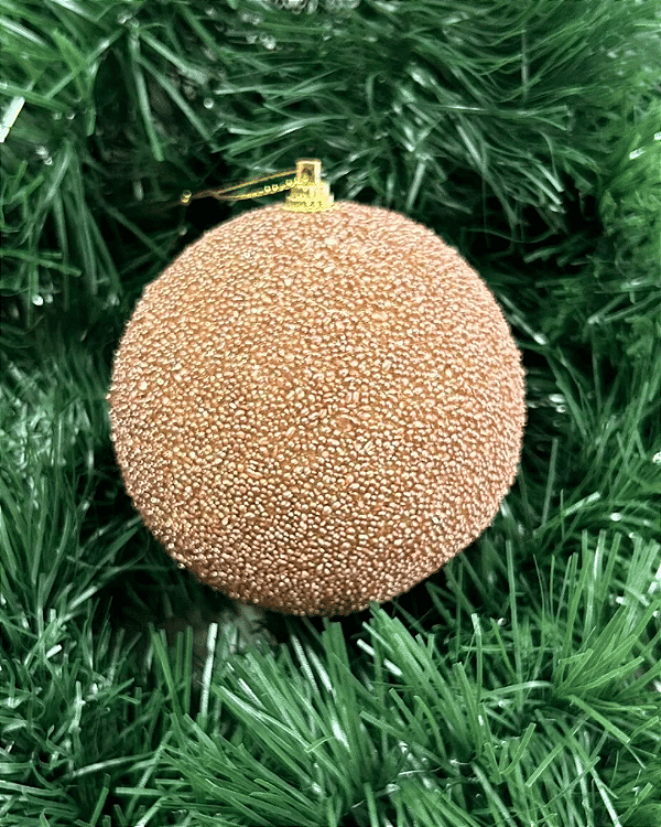 BOLA DECORADA  NUDE COM 2 UN 10CM