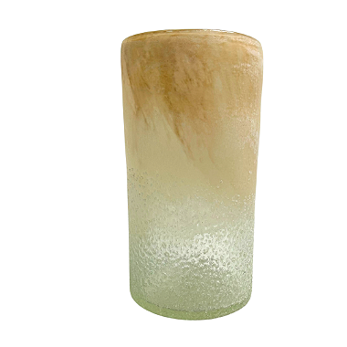 VASO DECOR VIDRO (BEGE) 30cm 15d