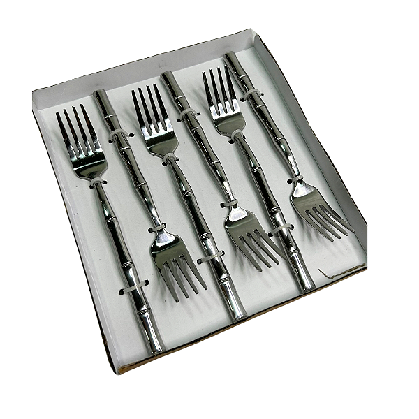 CONJUNTO GARFO SOBREMESA PRATA