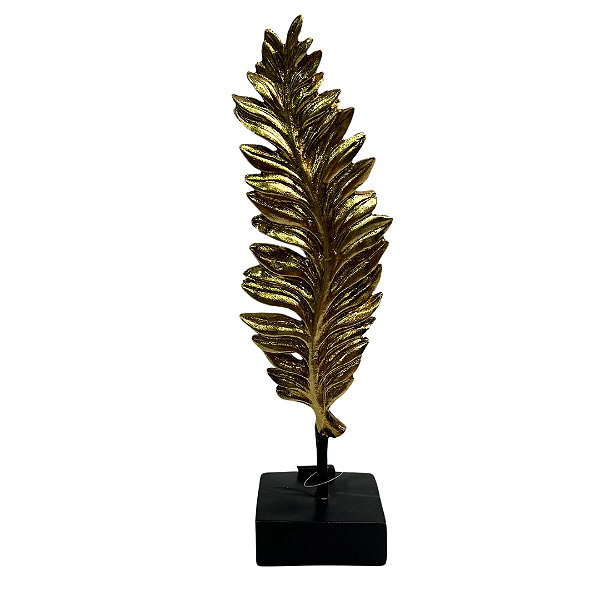 ESCULTURA DECOR POLIRESINA FOLHA
