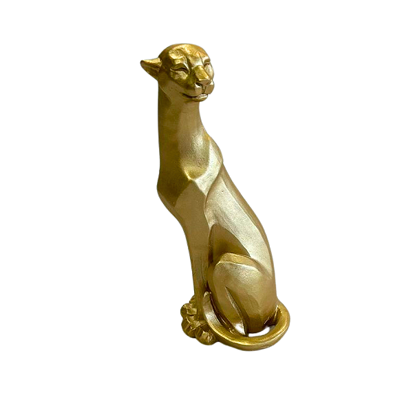 ESCULTURA DECORATIVA LEOPARDO