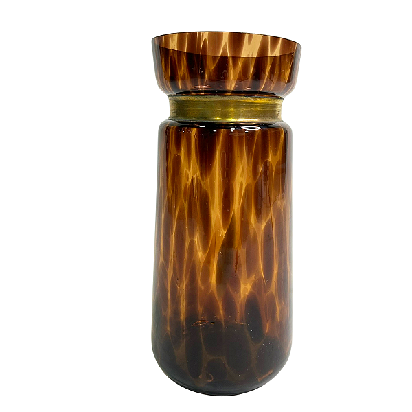VASO MARROM 30cm