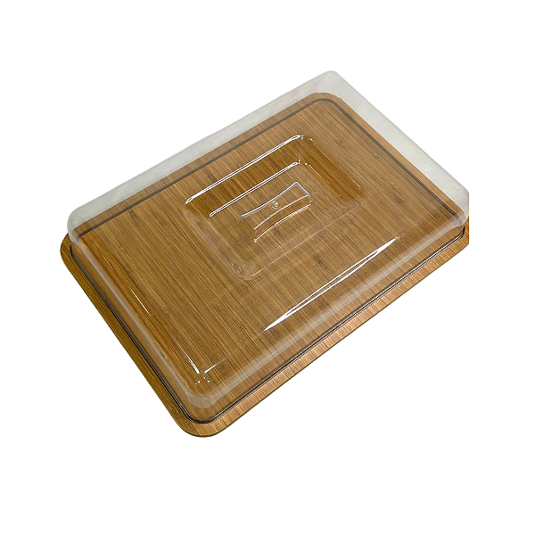 Prato para frios quadrado em MDF
