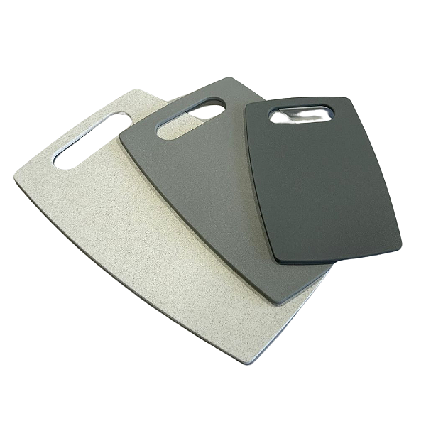 CONJUNTO COM 03 TABUAS DE CORTE DE FIBRA