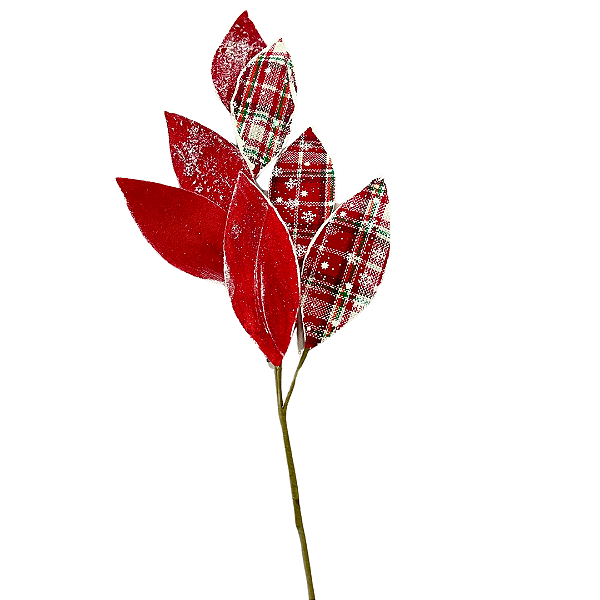 Folha decorativa glitter vermelho