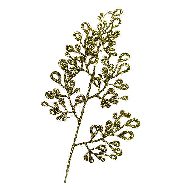 Folha decorativo dourado
