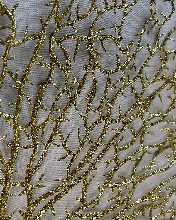 GALHO NATAL DOURADO 55cm