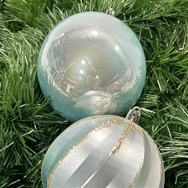 BOLA NATAL GOMOS LISA 10CM