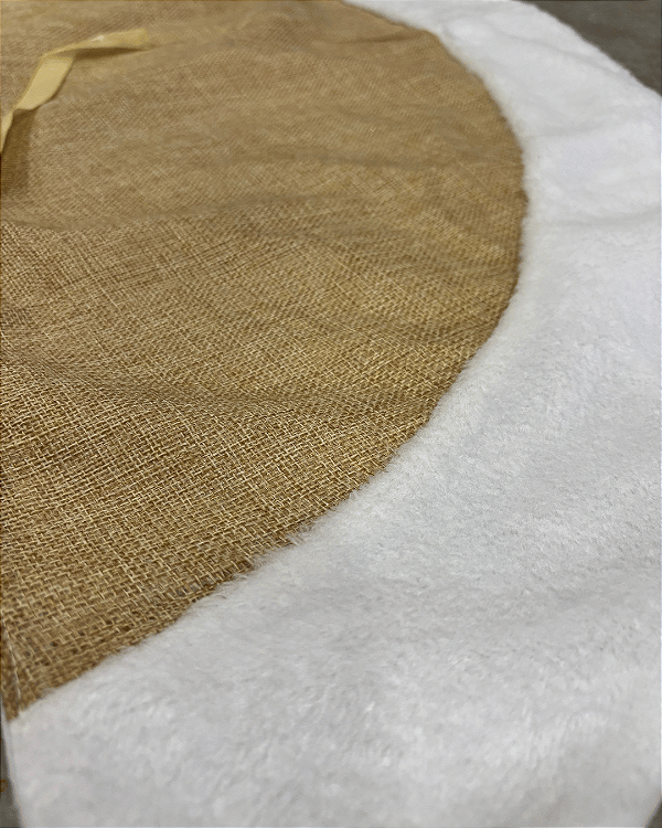 SAIA P/ ARVORE NATAL BEGE/BRANCO 85cm