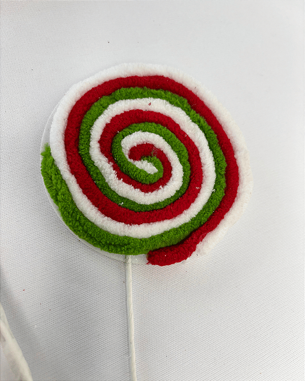 GALHO LOLLI LISTRA VERMELHO/VERDE/BRANCO 68x25cm