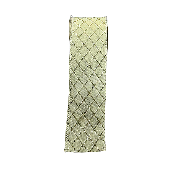 FITA NATAL LOSAN GLITTER BRANCO COM PRATA