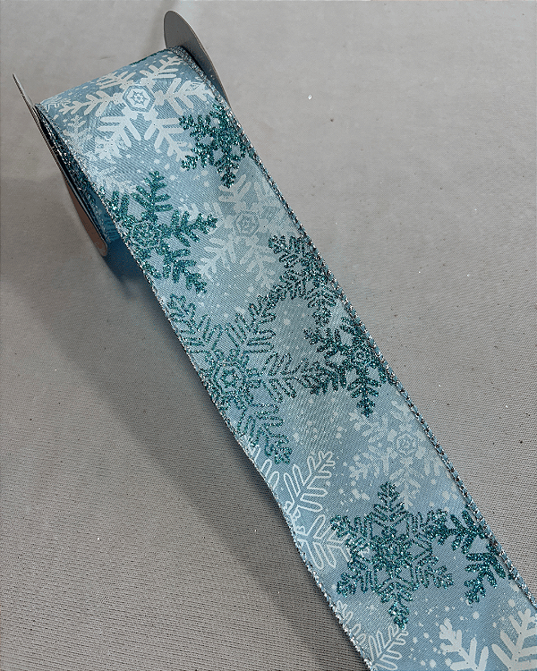 FITA ARAMADA AZUKL CLARO E BRANCO 6,3CMx9,14M