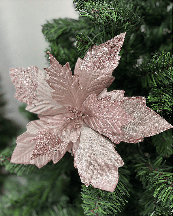 POINSETIA ROS (FLOR CABO CURTO) C/1 UN